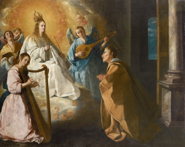 Erscheinung der Jungfrau Maria bei Sankt Peter Nolasco - Francisco de Zurbarán