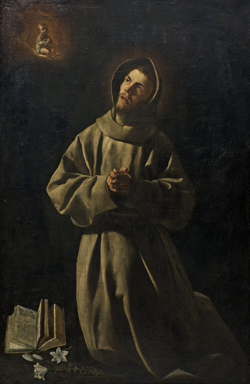 Erscheinung des Jesuskindes bei St. Antonius von Padua - Francisco de Zurbarán