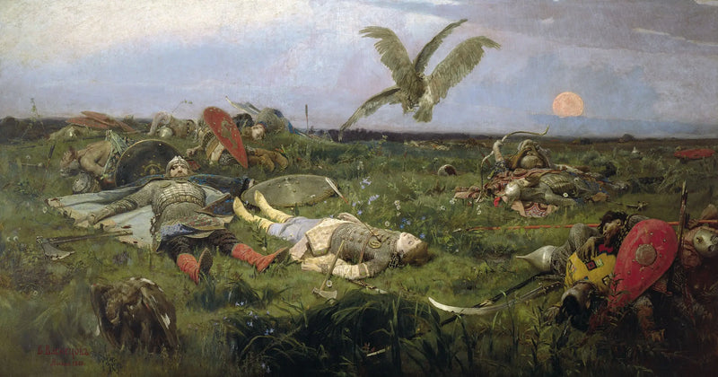 Nach der Schlacht des Fürsten Igor - Viktor Vasnetsov