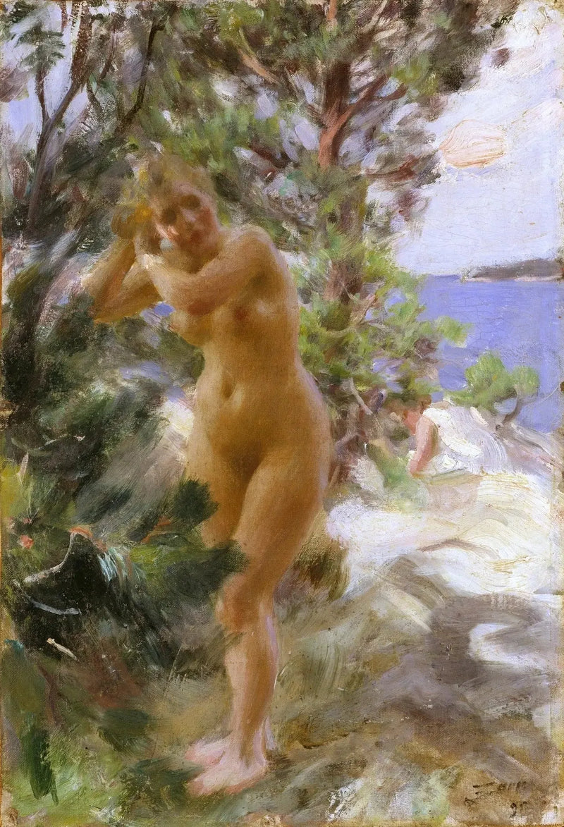 Nach dem Bad - Anders Zorn