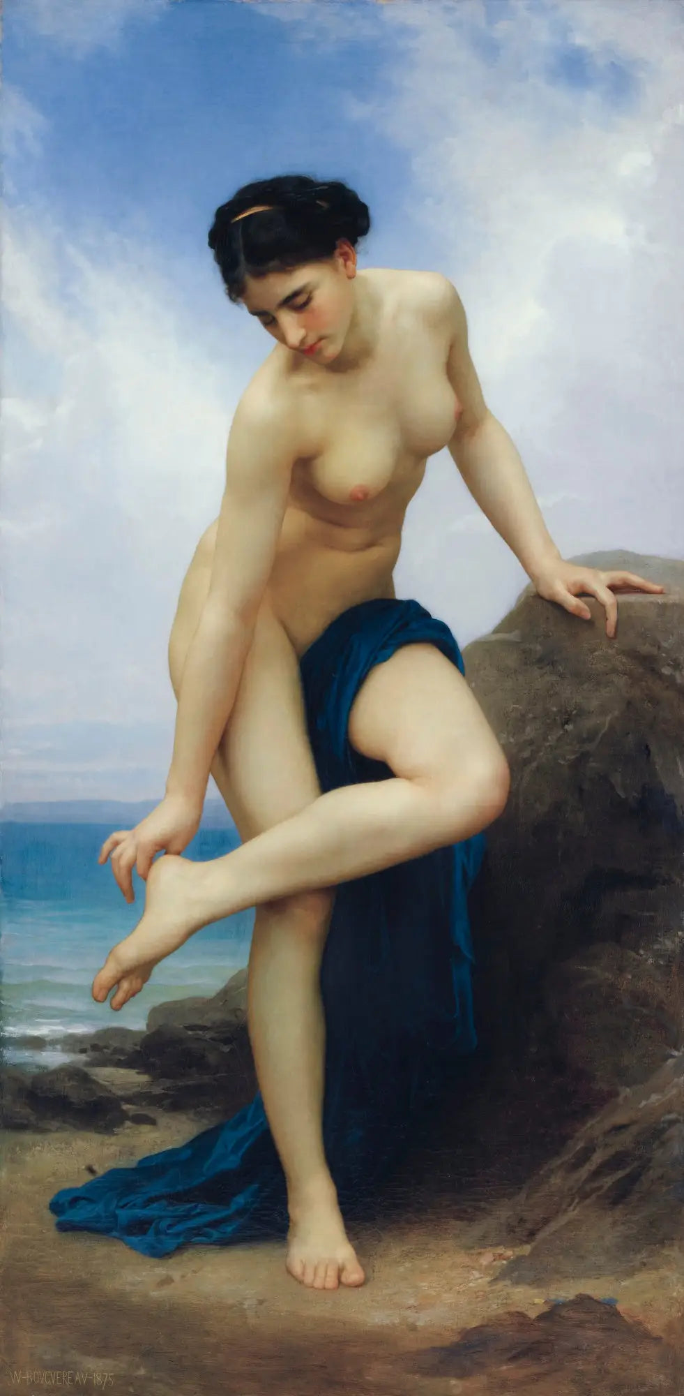 Après le Bain - Bouguereau image 1 tableau peint à l’huile sur toile