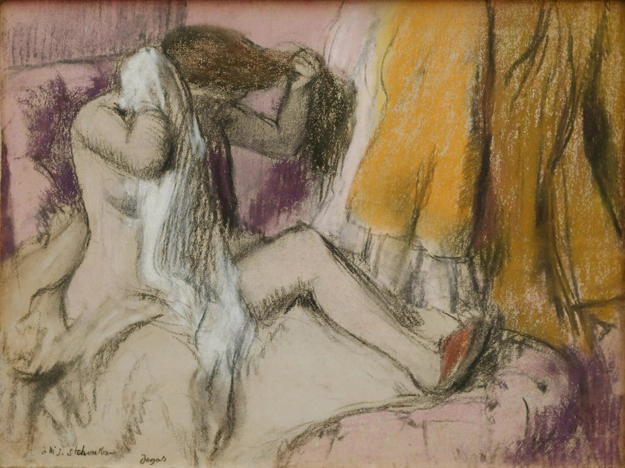 Nach dem Bad - Edgar Degas