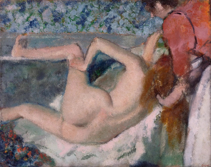 Nach dem Bad - Edgar Degas