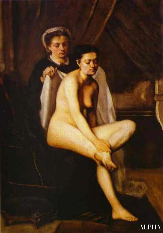 Après le bain - Frédéric Bazille - Reproductions de tableaux et peintures haut de gamme