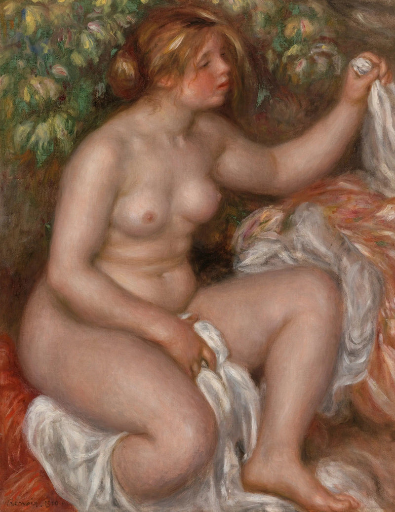 Nach dem Bad (Der Ausstieg aus dem Bad) - Pierre-Auguste Renoir