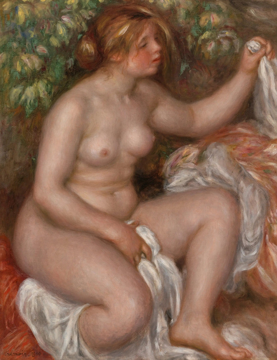 Nach dem Bad (Der Ausstieg aus dem Bad) - Pierre-Auguste Renoir