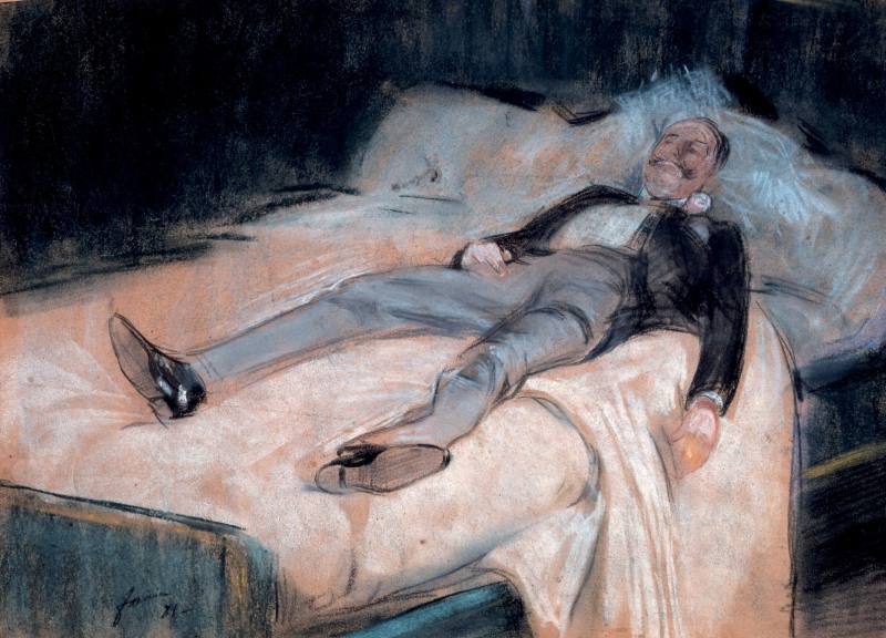 Nach dem Ball, der Partygänger - Jean-Louis Forain