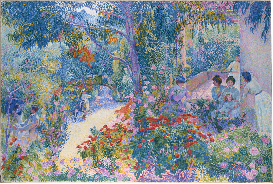 Nachmittag im Garten - Henri-Edmond Cross