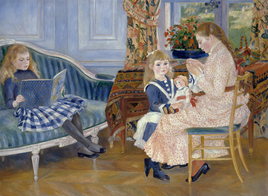 Der Nachmittag der Kinder in Wargemont - Pierre-Auguste Renoir