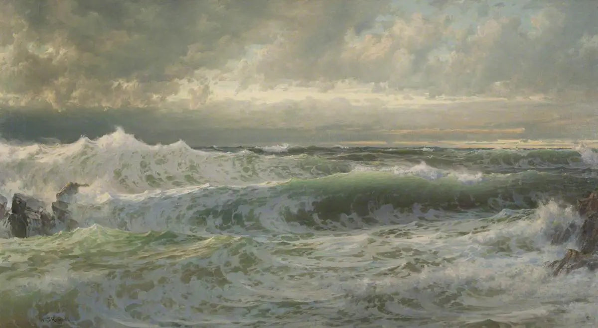 Après une tempête - William Trost Richards image 1 copie de tableau peinte à la main