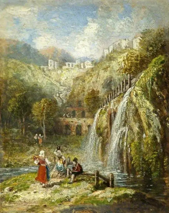 Aquädukt und Wasserfall bei Rom - J. M. W. Turner