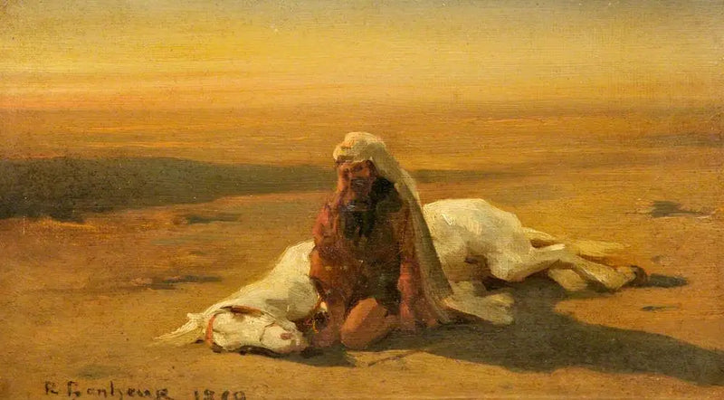 Arabisch und ein toter Pferd - Rosa Bonheur