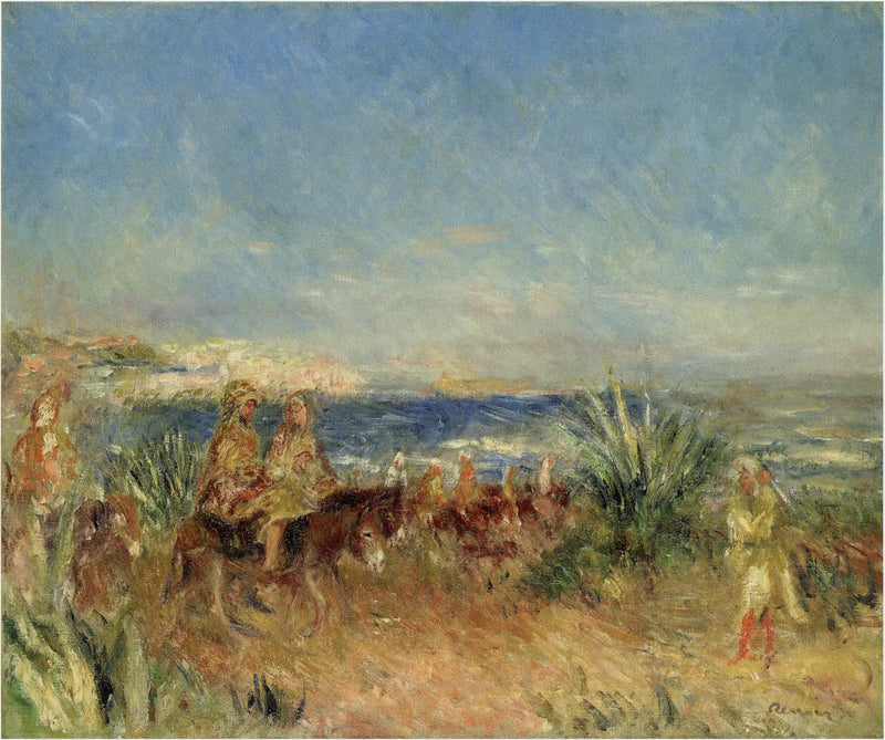 Arabes auf Eseln - Pierre-Auguste Renoir