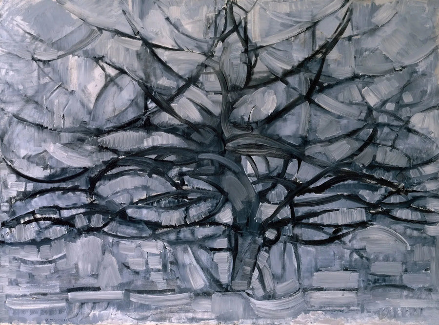 Silberner Baum - Piet Mondrian