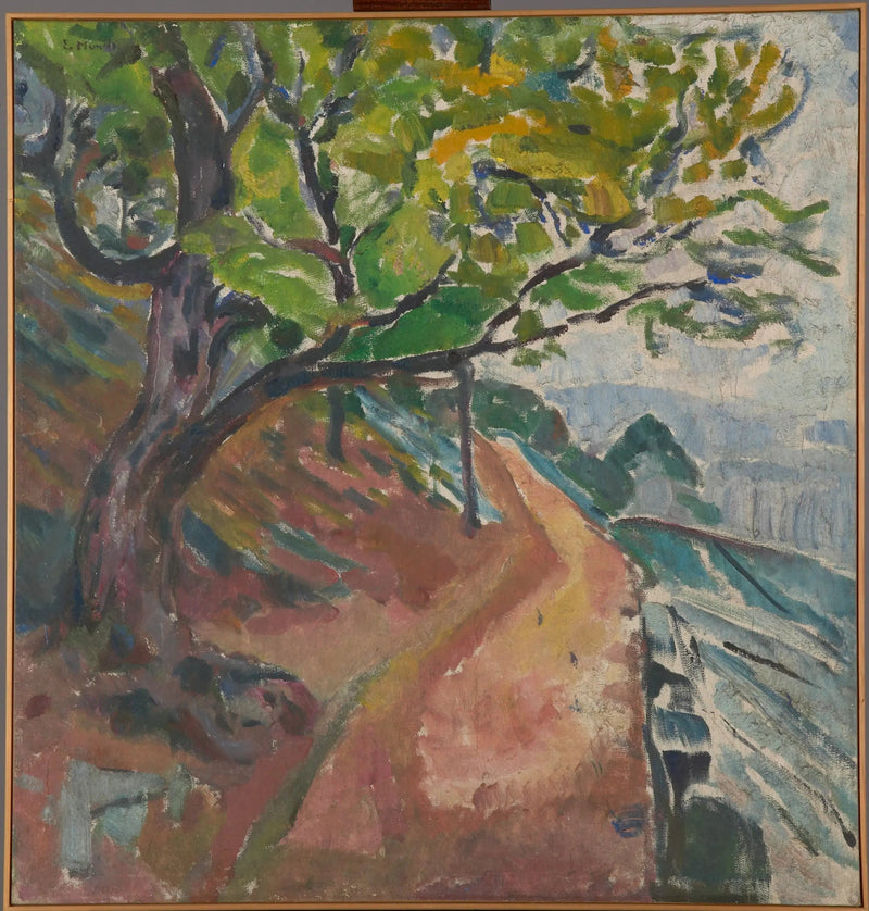 Grüner Baum am Weg - Edvard Munch
