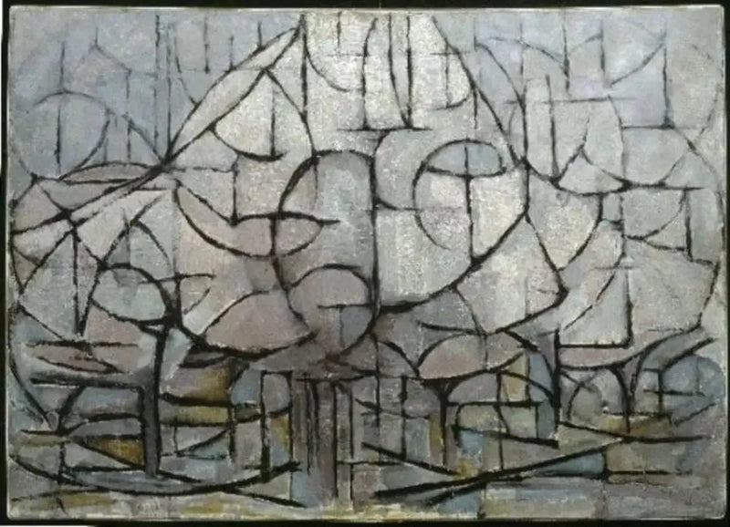 Blühende Bäume - Piet Mondrian