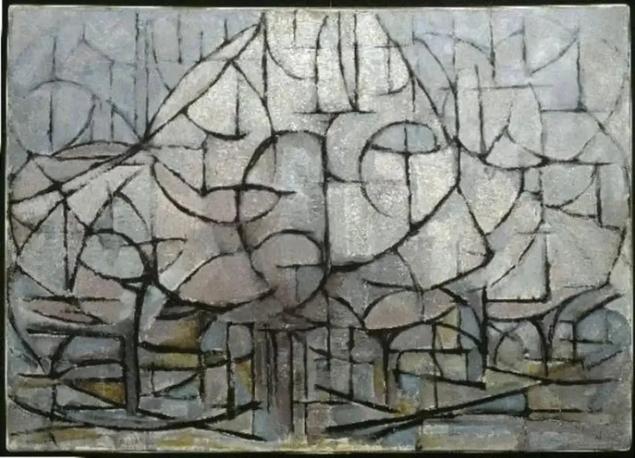 Blühende Bäume - Piet Mondrian