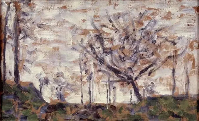 Bäume, Winter - Georges Seurat