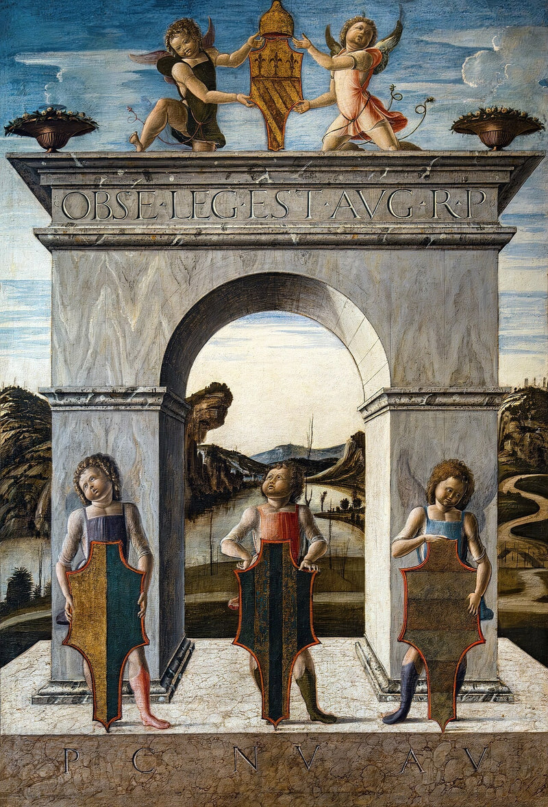 Triumphbogen des Doge Nicolò Tron - Alvise Vivarini