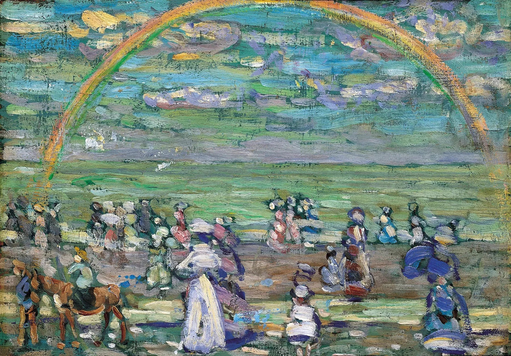 Arc-en-ciel - Maurice Prendergast image 1 reproduction d’œuvre d’art à l’huile