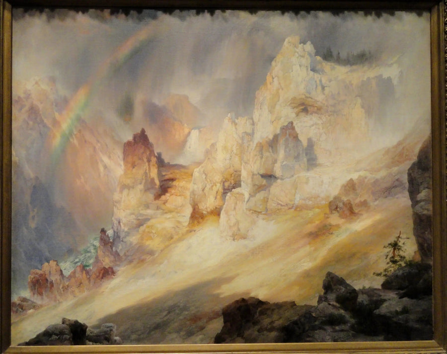 Regenbogen über dem Grand Canyon im Yellowstone - Thomas Moran