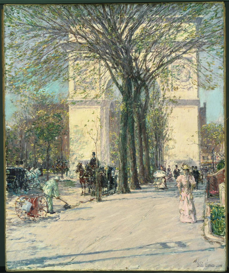 Washington-Arch, Frühling - Childe Hassam