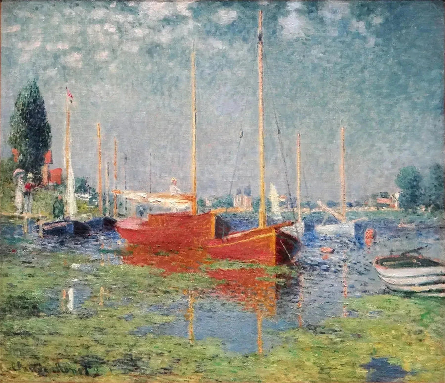 Die roten Boote, Argenteuil - Claude Monet