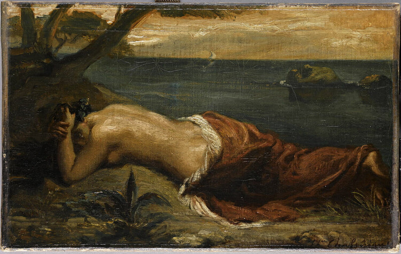 Verlassene Ariane - Théodore Chassériau