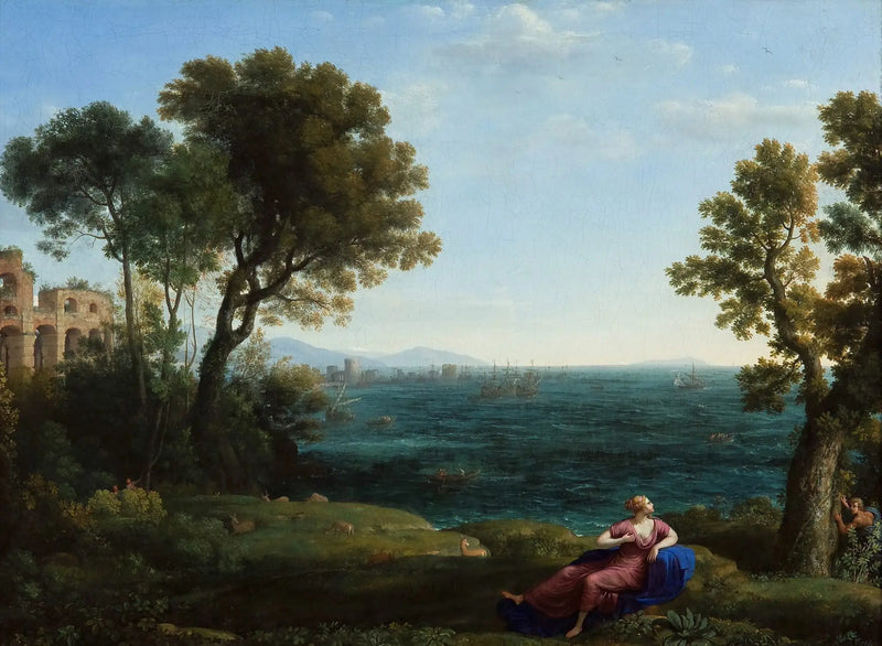 Ariane und Bacchus in Naxos - Claude Lorrain