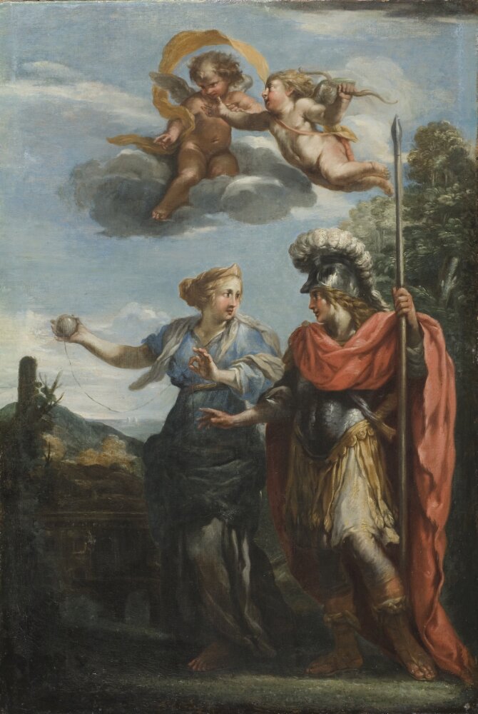 Ariane und Theseus - Pietro da Cortona