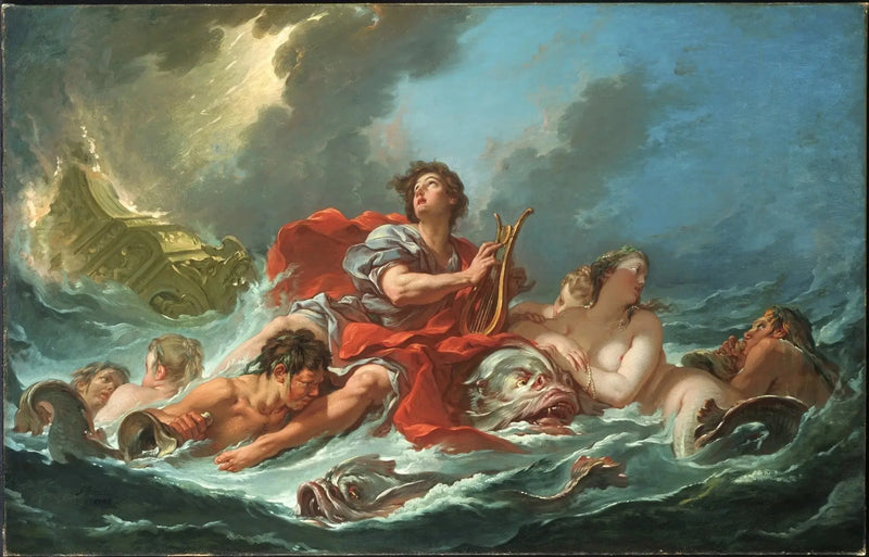 Arion auf dem Delfin - François Boucher