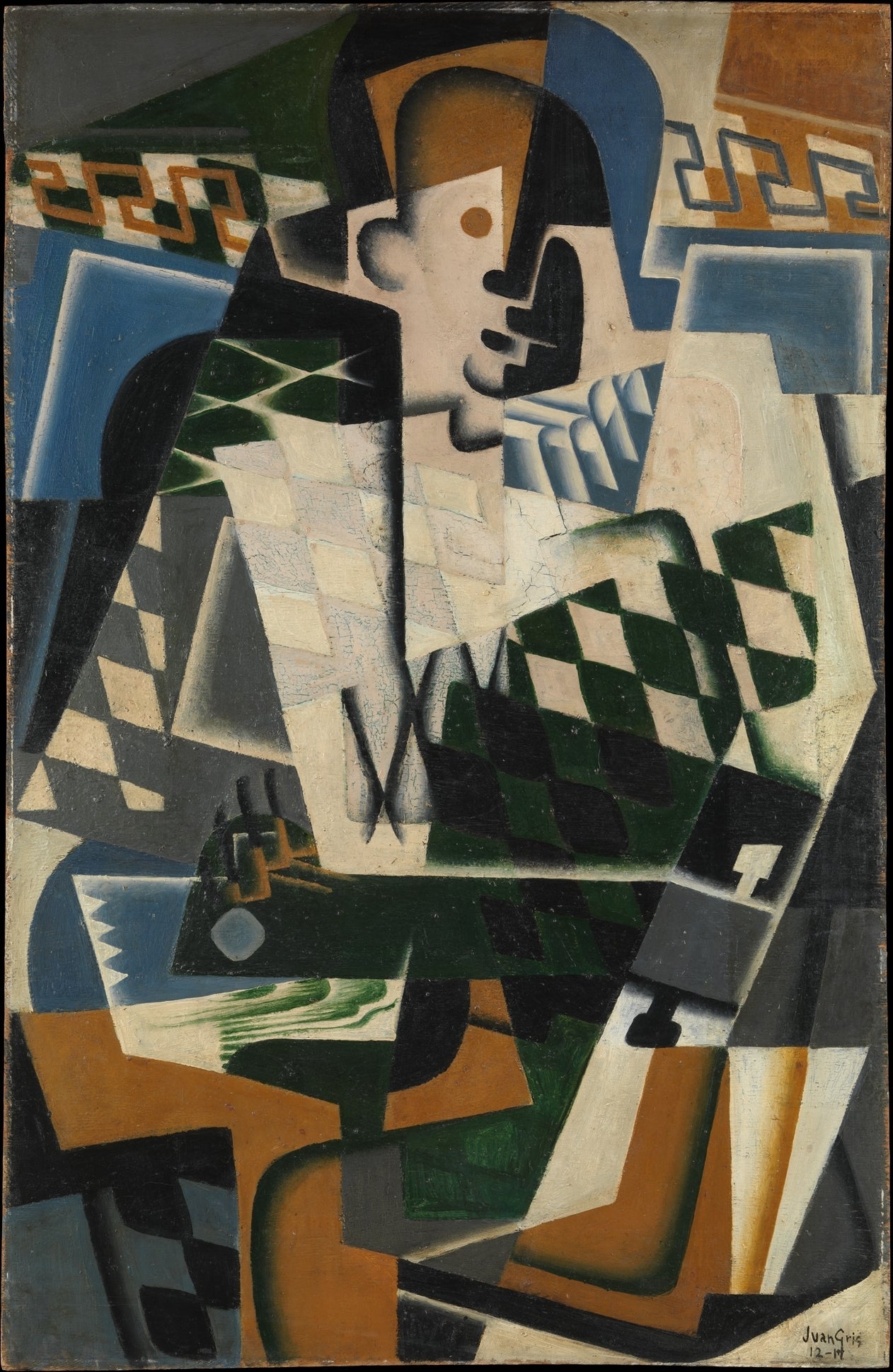 Harlequin mit Gitarre - Juan Gris