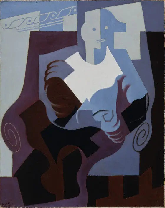 Arlequin sitzend - Juan Gris
