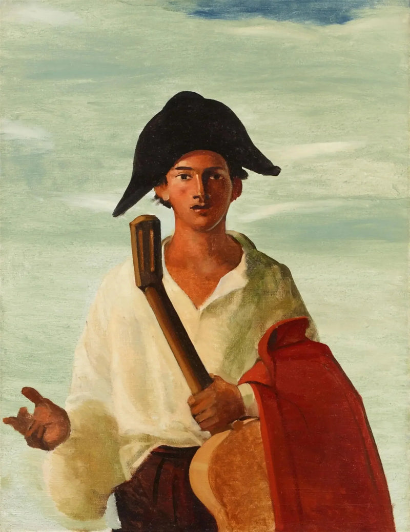 Harlekin hält eine Gitarre - André Derain