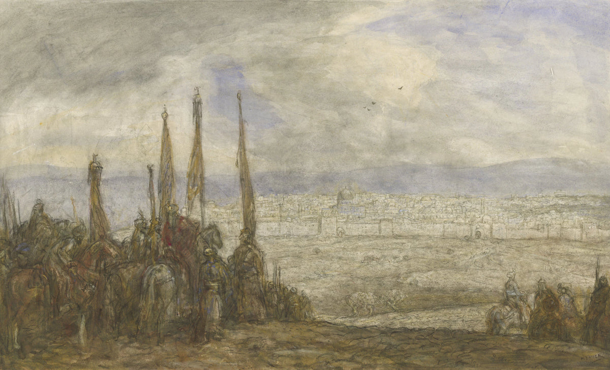 Türkische Armee vor Jerusalem - Marius Bauer