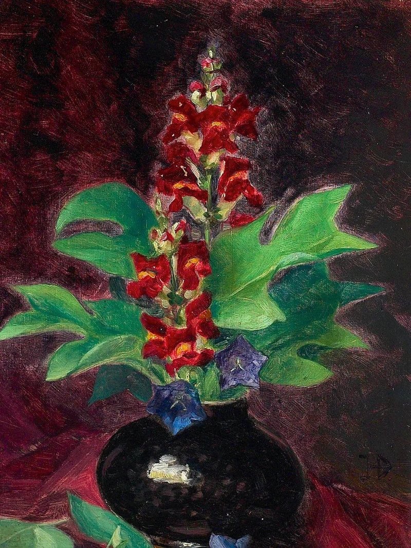 Anordnung mit Blumen. - H. A. Brendekilde