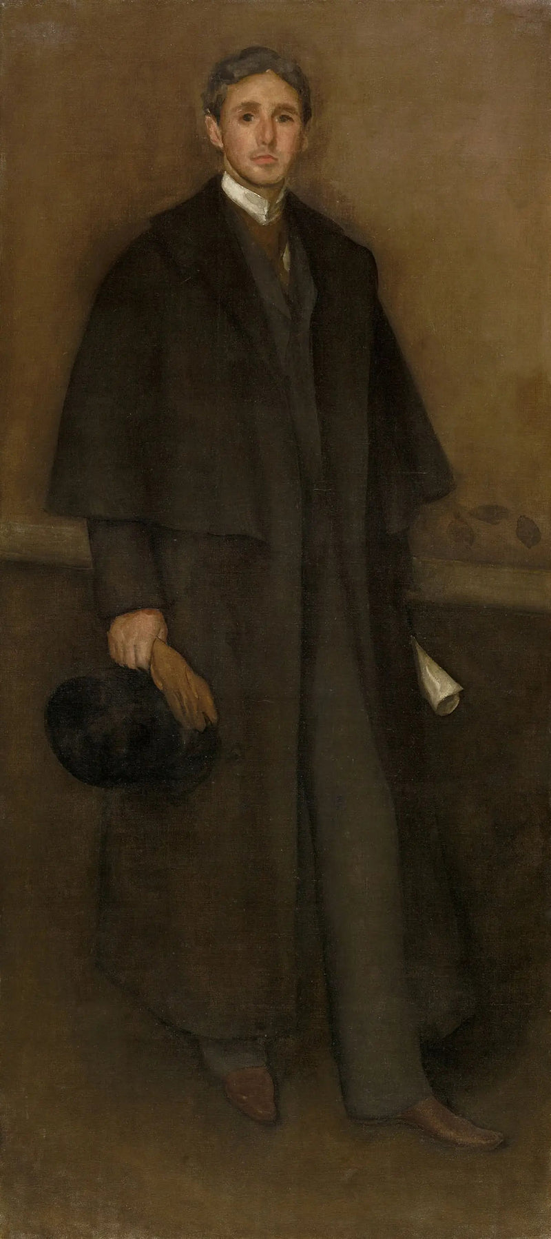 Farbarrangement Stuhl und Braun: Porträt von Arthur J. Eddy - James Abbott McNeill Whistler