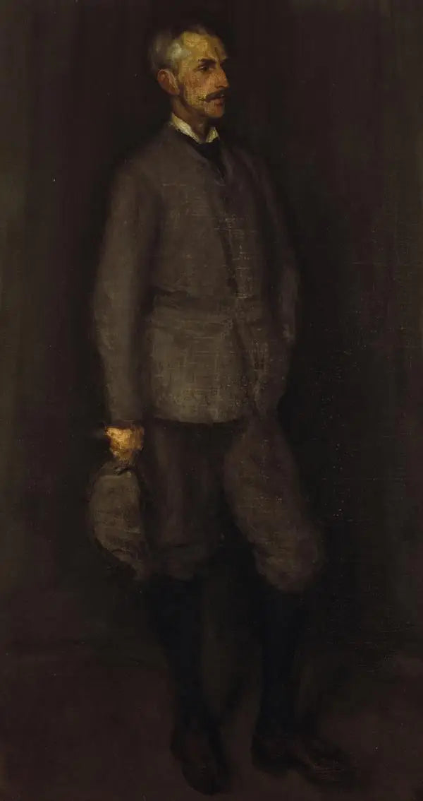 Anordnung in Grau und Grün. Porträt von John James Cowan (1846 - 1936) - James Abbott McNeill Whistler
