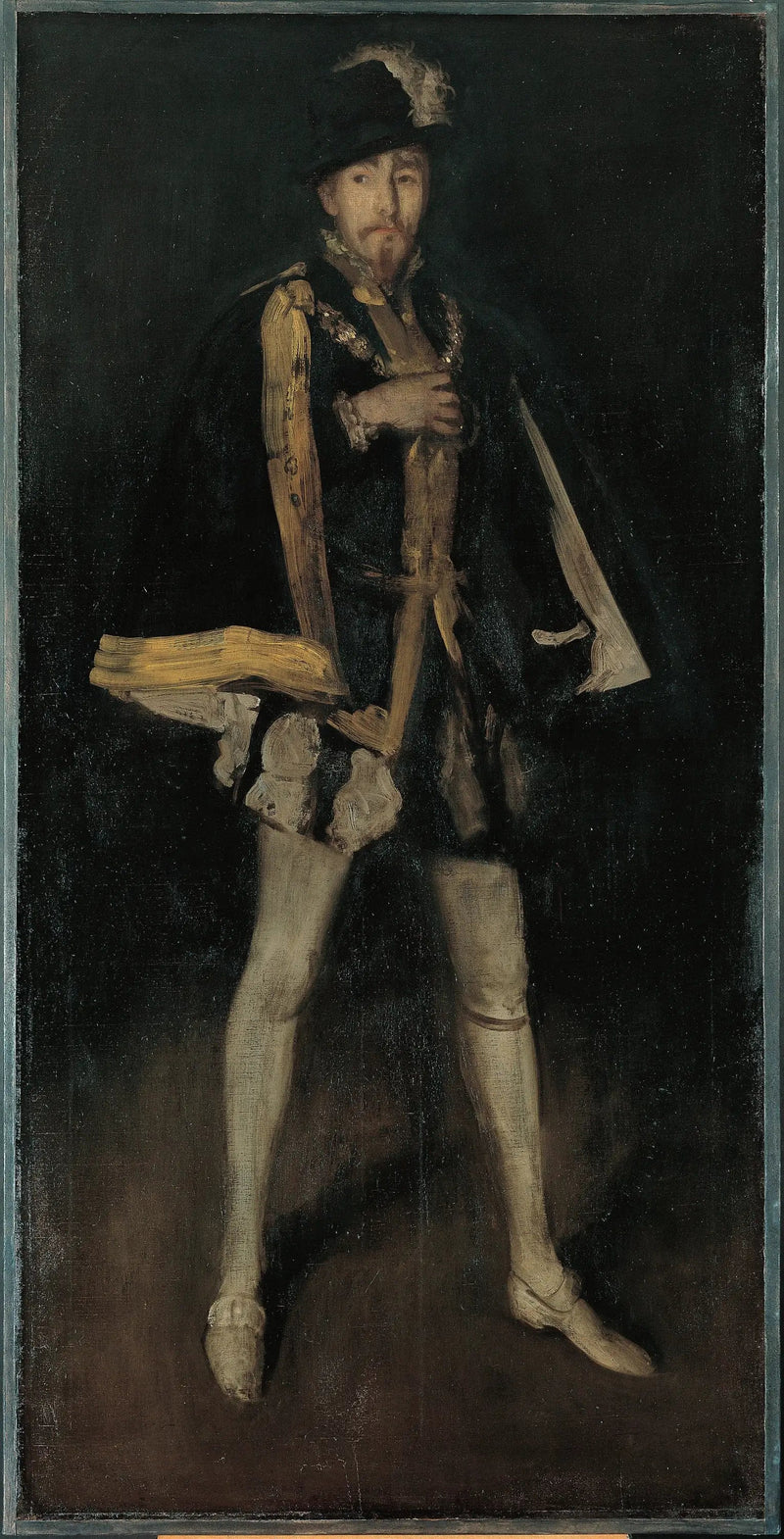 Arrangement in Schwarz, Nr. 3: Sir Henry Irving in der Rolle von Philipp II. von Spanien - James Abbott McNeill Whistler