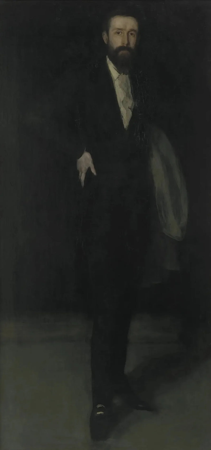 Arrangement in Schwarz: Porträt von F. R. Leyland - James Abbott McNeill Whistler