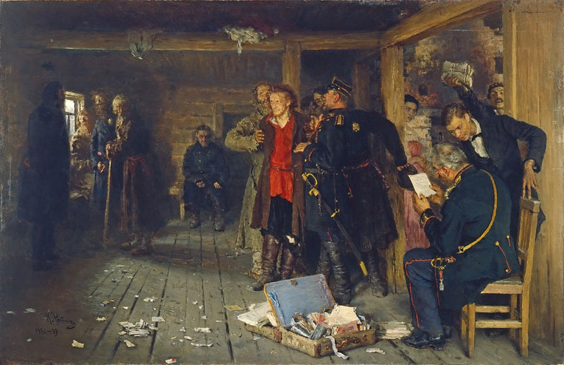 Festnahme eines Propagandisten - Ilya Repin
