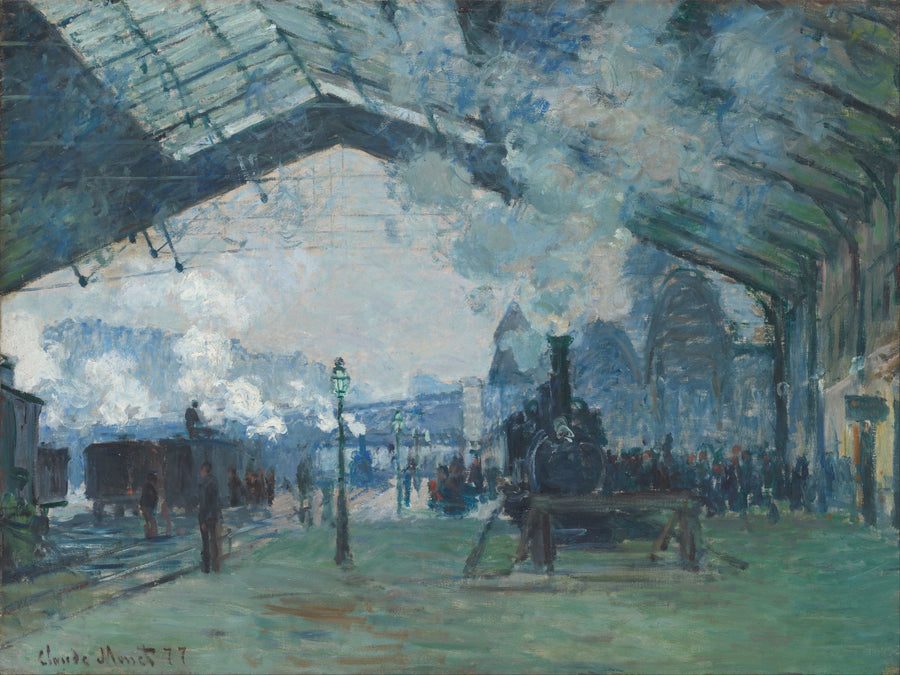 Ankunft des Zuges aus der Normandie, Bahnhof Saint-Lazare - Claude Monet