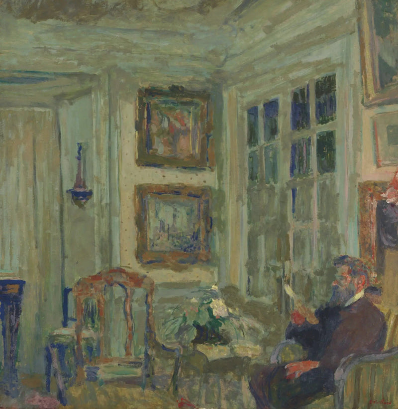 Arthur Fontaine lesend - Édouard Vuillard