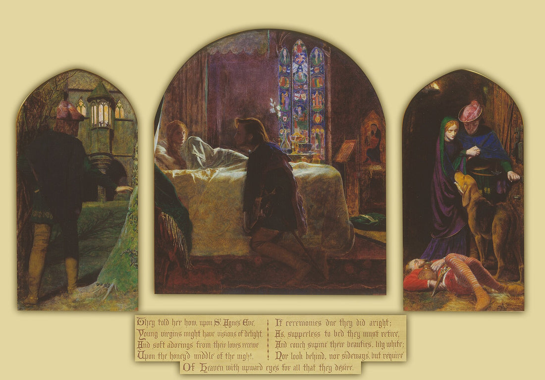 La Veille de la Sainte-Agnès - Arthur Hughes