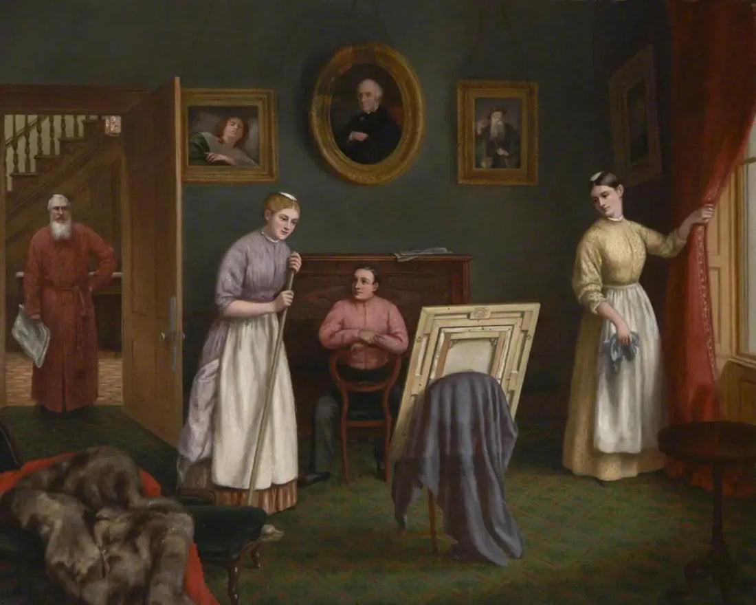 Künstler in seinem Atelier - Fitz Henry Lane