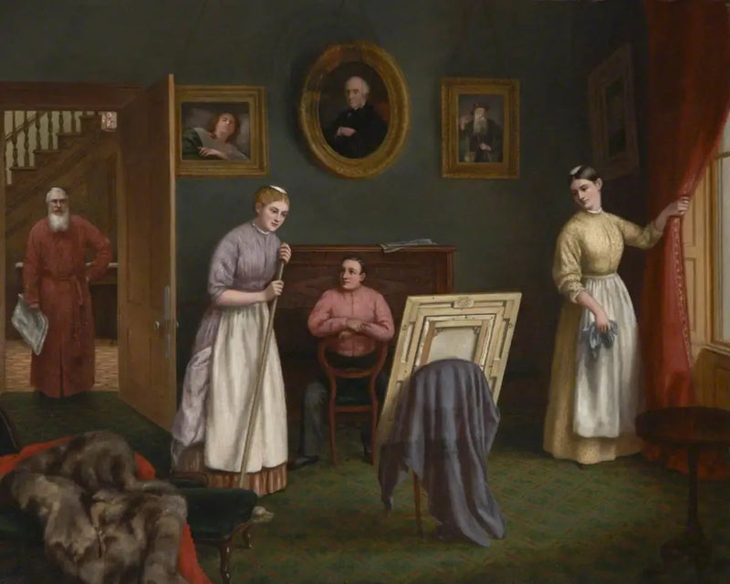 Künstler in seinem Atelier - Fitz Henry Lane