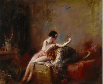 Künstler und Modell - Jean-Louis Forain