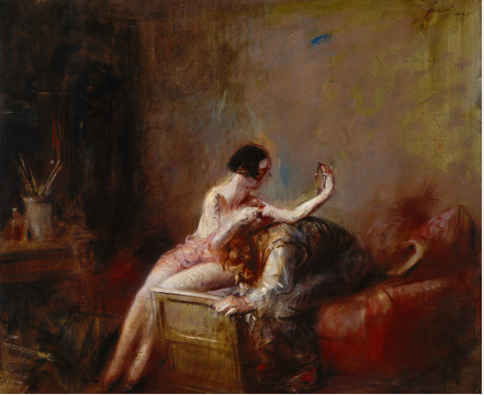 Künstler und Modell - Jean-Louis Forain