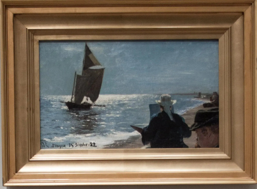 Künstler am Südufer von Skagen - Peder Severin Krøyer