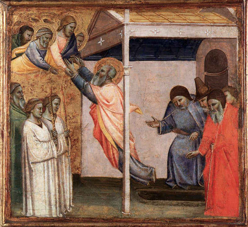 Himmelfahrt des heiligen Johannes - Taddeo Gaddi